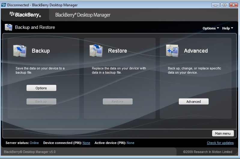 rim blackberry desktop manager windows 7