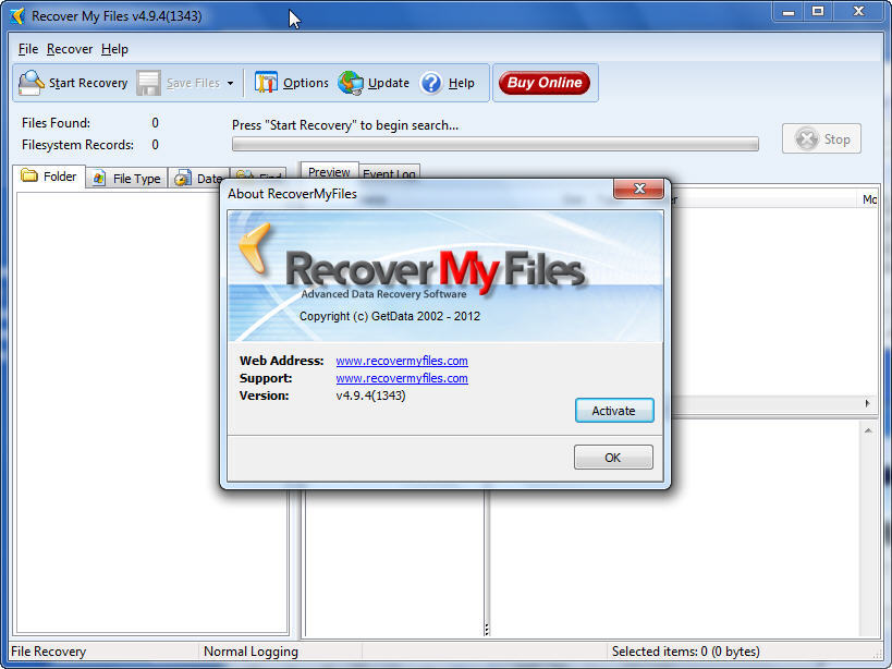 recover my files v 5.2.1 license file