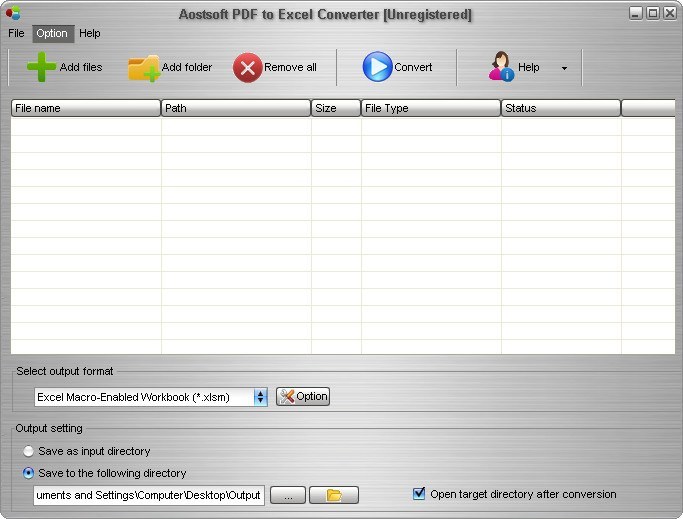 free downloading of pdf to excel converter