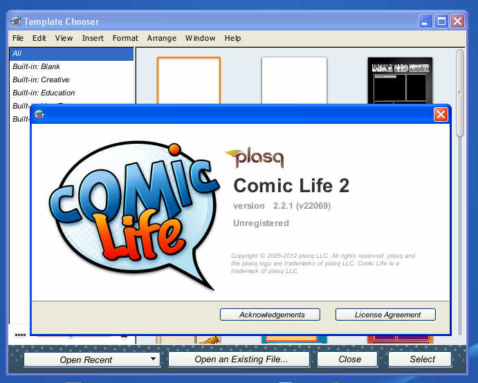 comic life deluxe for windows