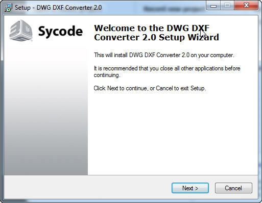 Tcw to dxf converter