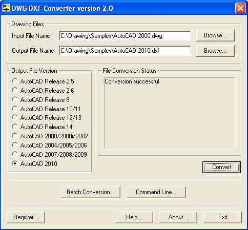 dxf to dwg free converter