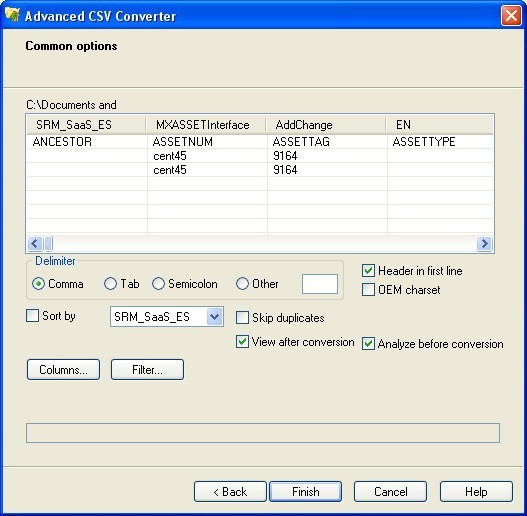 Advanced CSV Converter 7.45 download the last version for windows