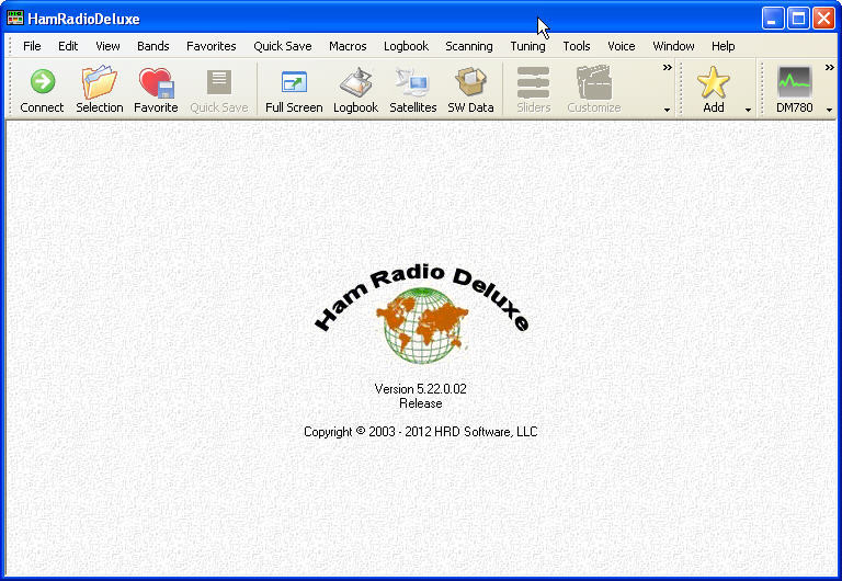 pcr2500 using free version of ham radio deluxe software