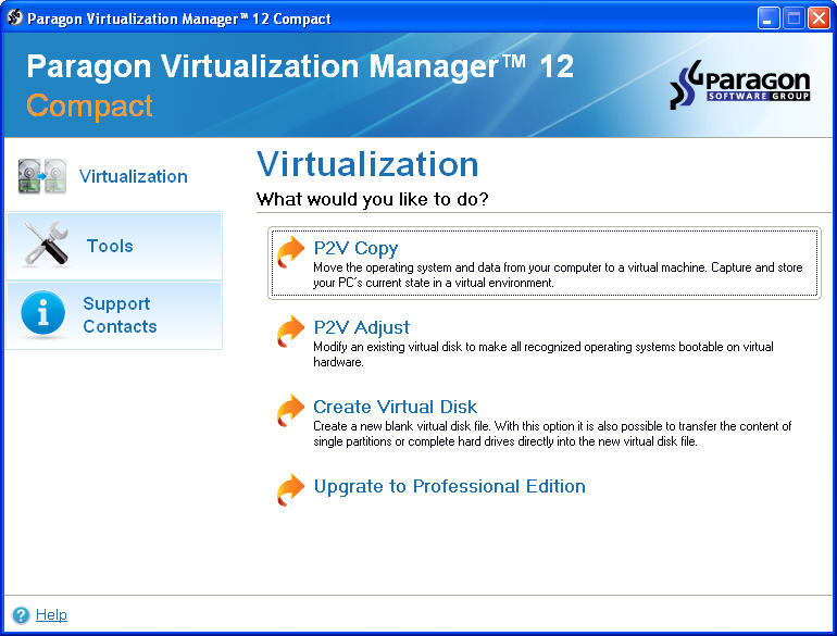 Paragon linux file systems. Compacting Virtual Disk.. Paragon 12.