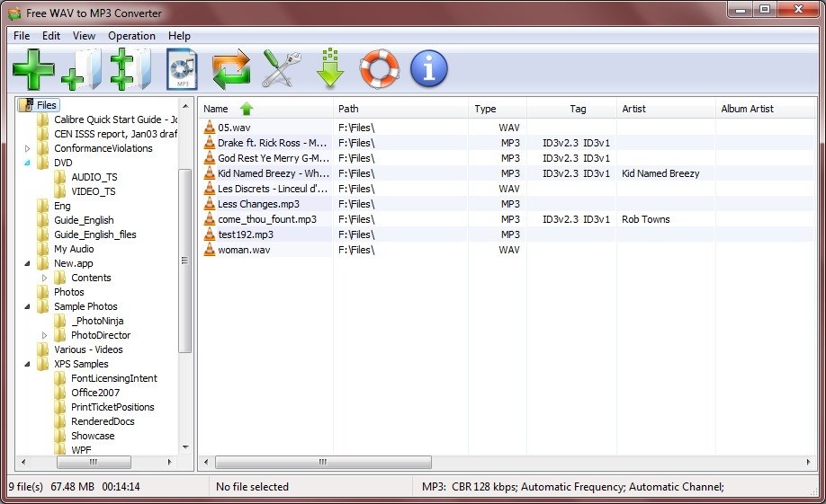 simple wav to mp3 converter download
