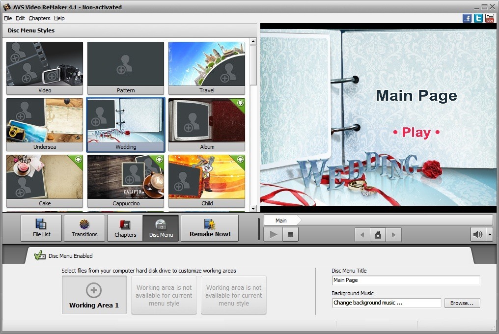 AVS Video ReMaker 6.8.2.269 for windows instal free