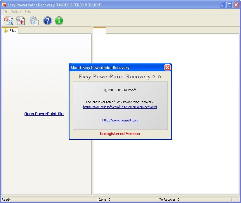 Download version and recovery. Easy access Recovery 2.0. Easy Archive Recovery 2.0. Восстановитель файлов программой POWERPOINT Recovery. Easy Outlook Recovery 2.0.