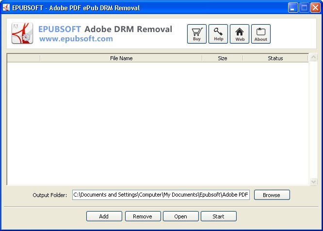 adobe pdf epub drm removal mac