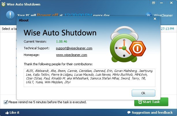 Wise Auto Shutdown 2.0.3.104 free instal