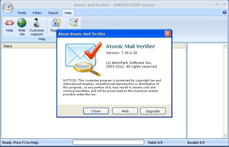 atomic mail verifier cupon