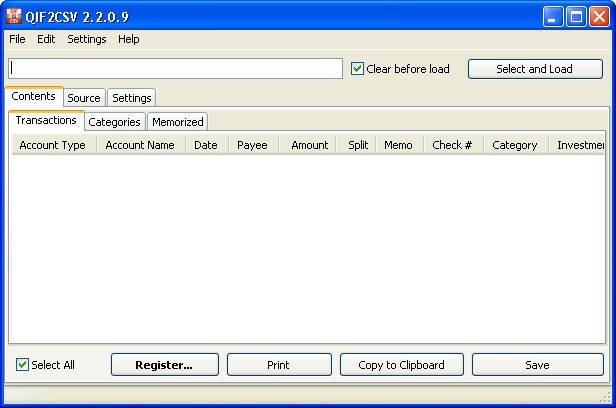 Qif2csv free download