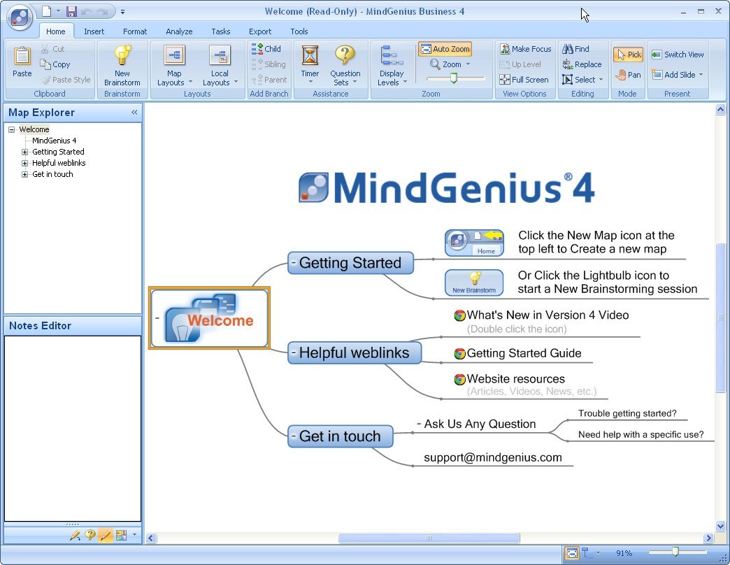 MindGenius Business download for free GetWinPCSoft