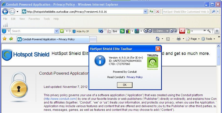 hotspot shield free download 2012