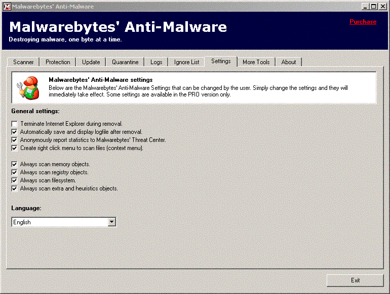 version of malwarebytes for windows