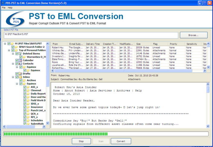 safe software convert eml to pst converter