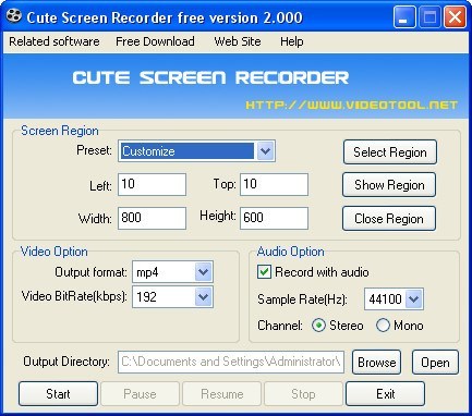 Cute Screen Recorder Download For Free - GetWinPCSoft