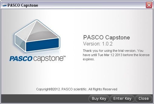pasco capstone select visible data too;