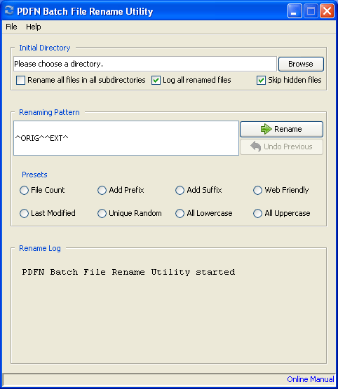 batch file rename windows 7