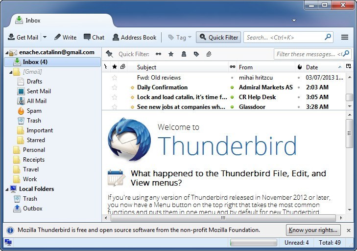 Mozilla Thunderbird 115.6.0 for android download