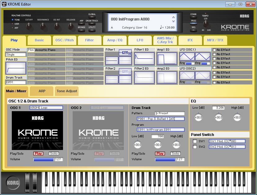KORG KROME Editor latest version - Get best Windows software