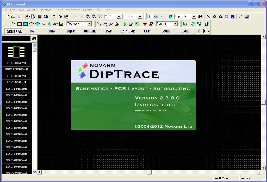 diptrace freeware limitations