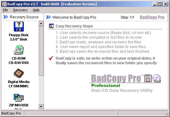 Badcopy pro как восстановить файлы с диска