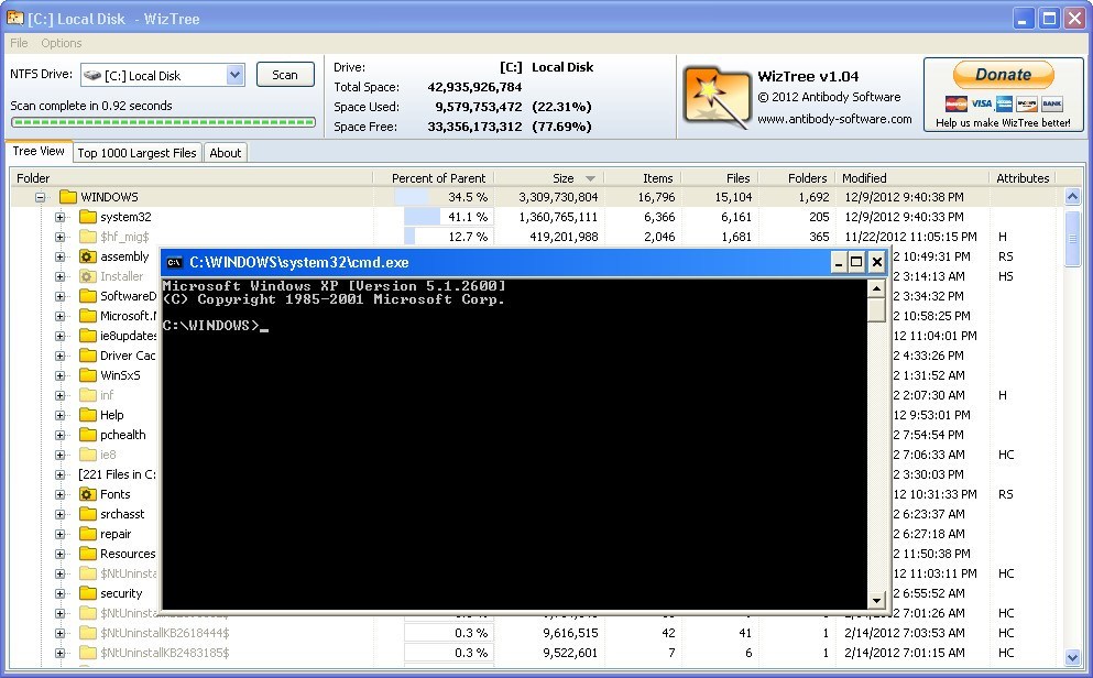 download the last version for windows WizTree 4.15