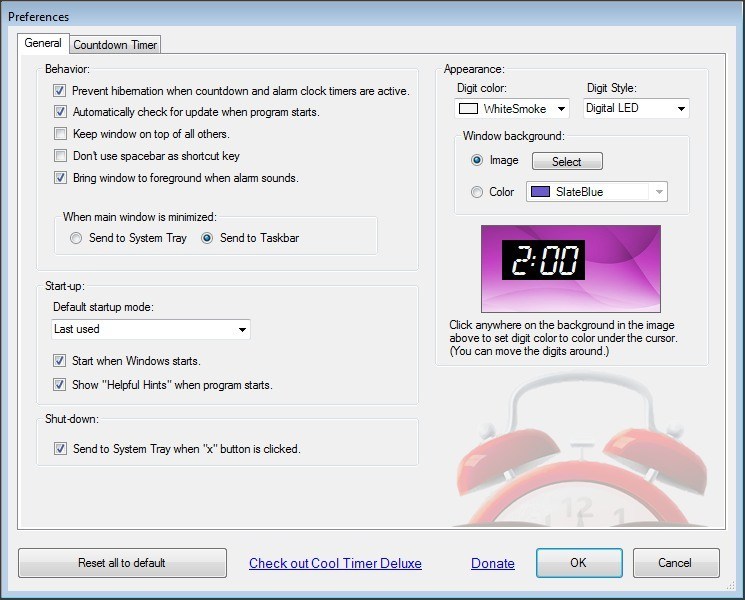 timer utility for windows