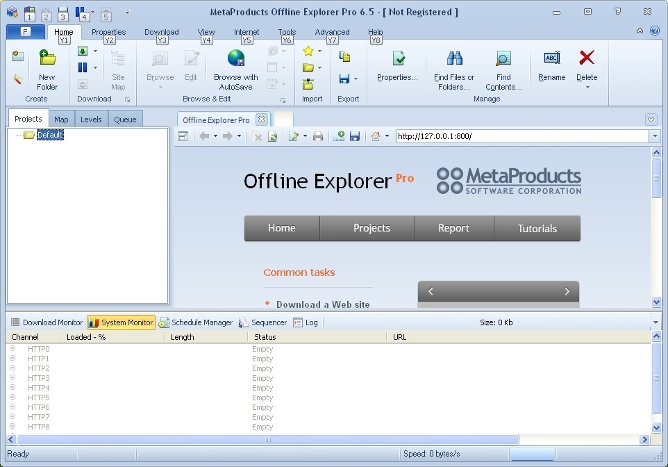 MetaProducts Offline Explorer Enterprise 8.5.0.4972 for mac download free