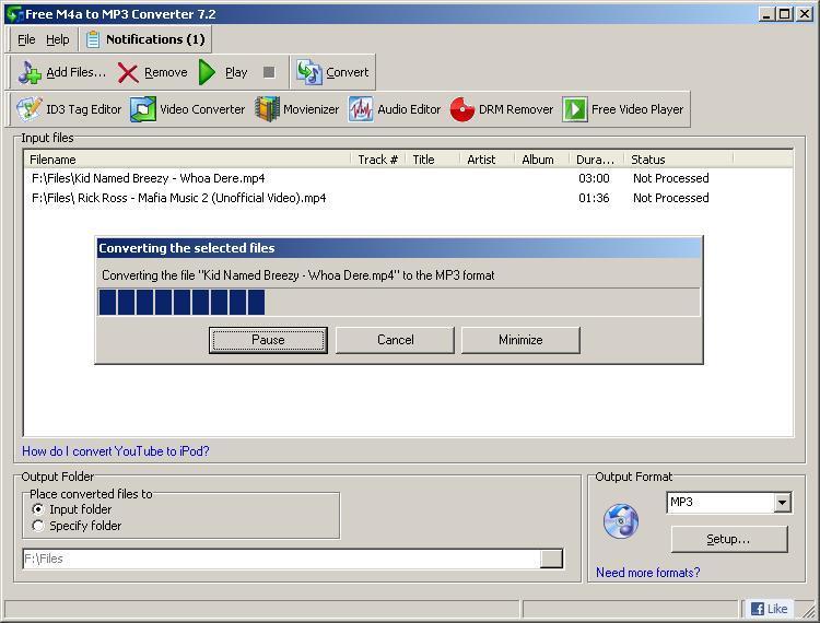 converter mp3 to m4a free download
