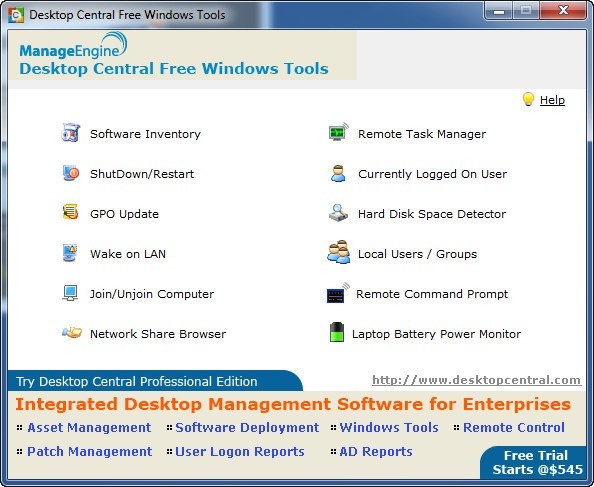 admin tools for windows xp free download