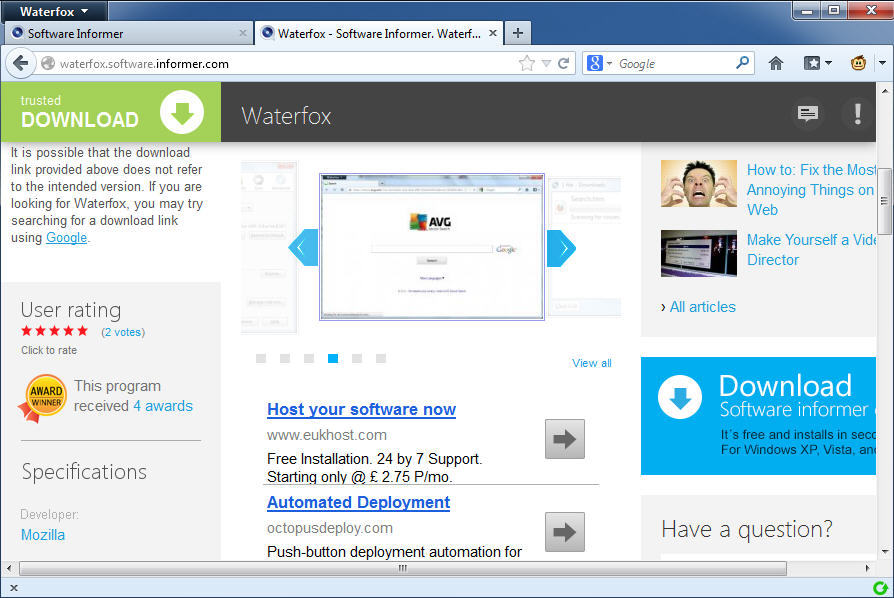 waterfox browser for windows 10