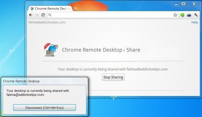 chrome remote desktop windows 7 basic