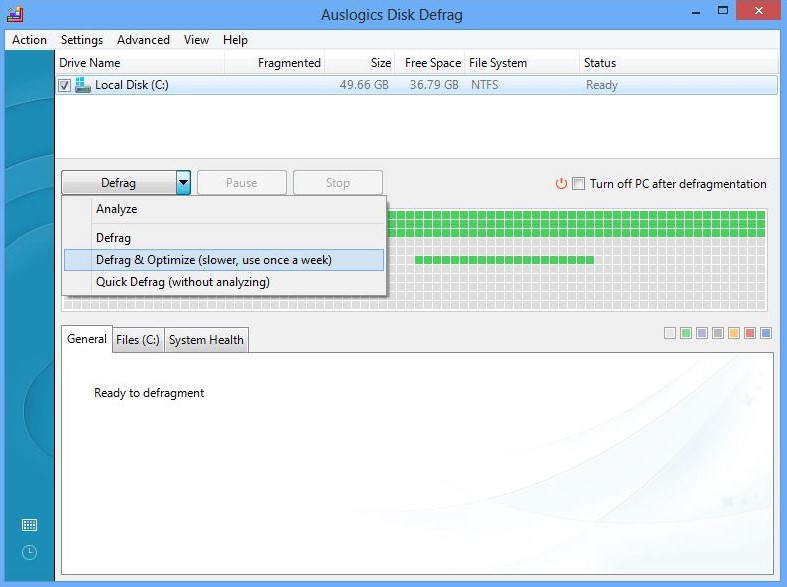 download auslogics disk defrag free bersion