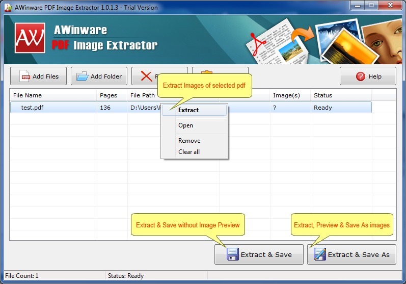 some pdf image extractor free