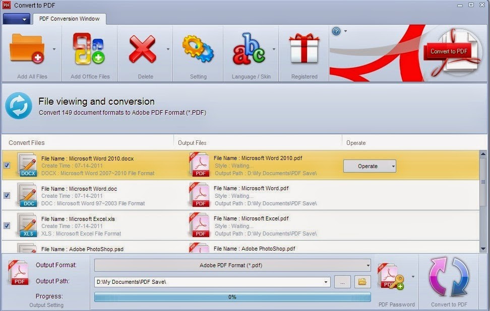 Convert to PDF latest version - Get best Windows software