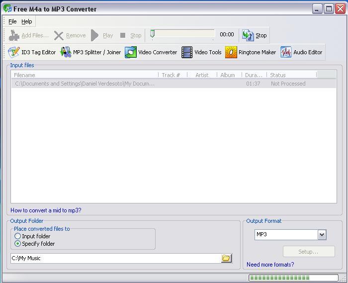free m4a to mp3 converter download windows 7