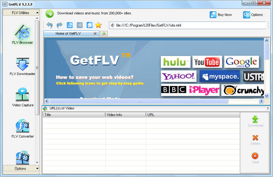 download the last version for ipod GetFLV Pro 30.2312.18