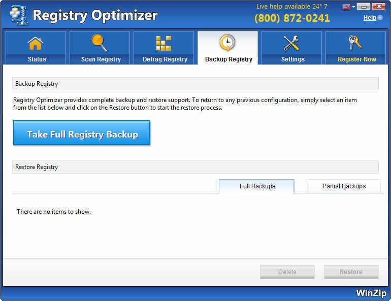winzip registry optimizer free download full version