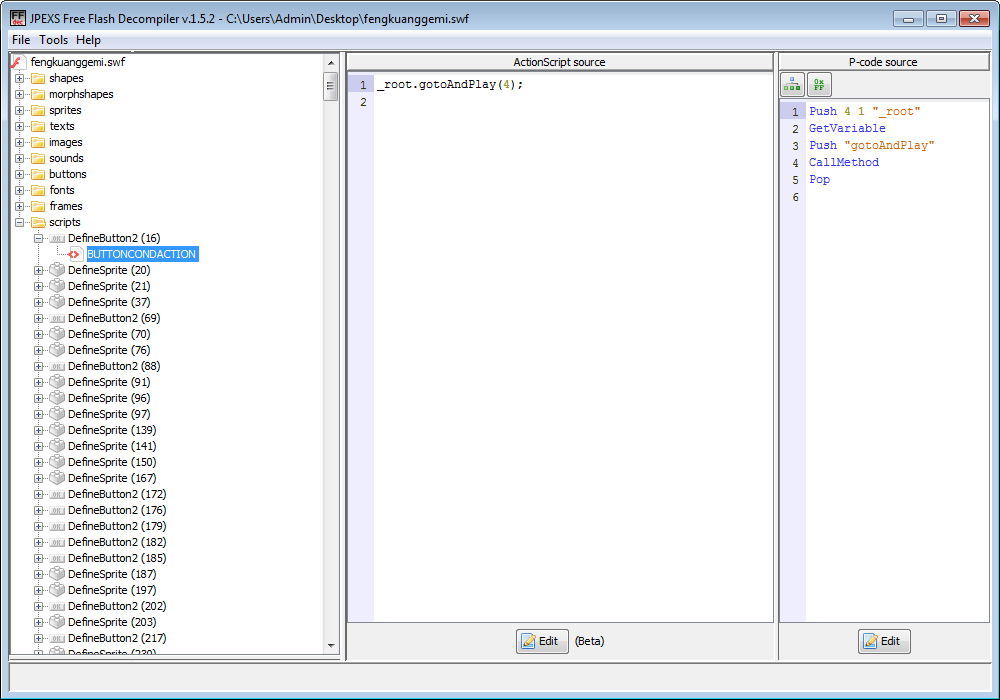 flash decompiler trillix preview actionscript