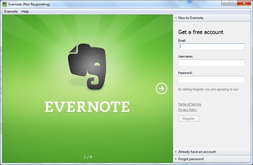 instaling EverNote 10.60.4.21118