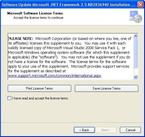 microsoft net framework 3.5 service pack 1 download