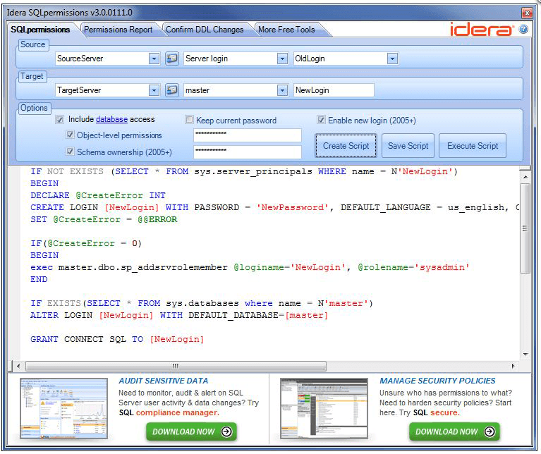 Extract sql. Grant from SQL забрать.