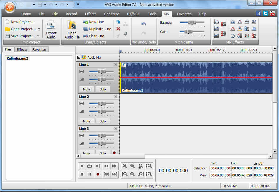 AVS Audio Editor 10.4.2.571 download the new for android