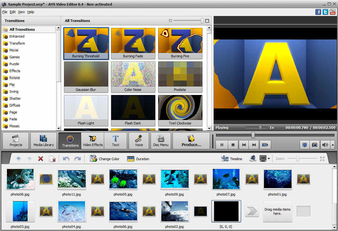 avs video editor windows 7