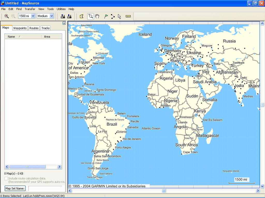 garmin mapsource software
