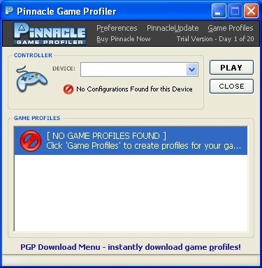 pinnacle profiler license
