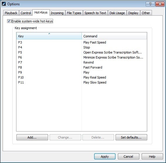 play mp4 in express scribe free version