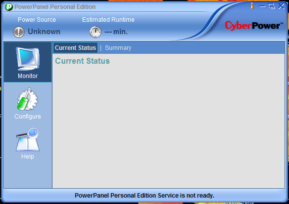 cyberpower powerpanel personal problems